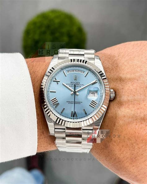 orologio rolex ice|rolex day date platinum.